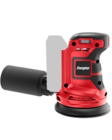 Lijadora excéntrica energizer 3sd02/ 350w/ incluye 10 lijas/ sin batería ni cargador