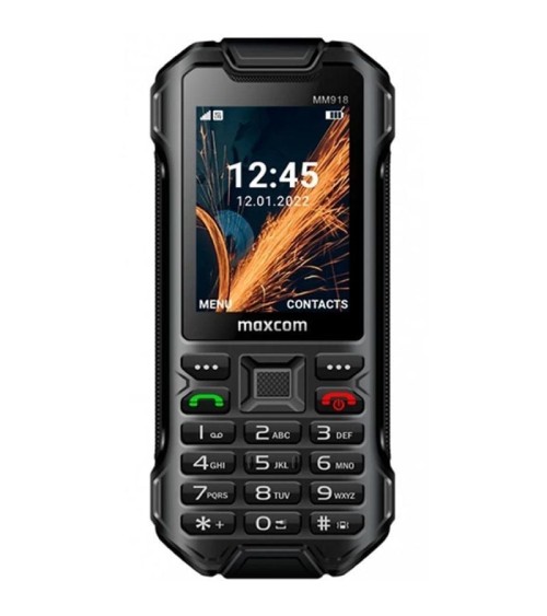 Teléfono móvil ruggerizado maxcom strong mm918 4g volte/ negro