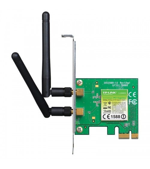 Tarjeta de red inalámbrica-pci express tp-link tl-wn881nd/ 300mbps/ 2.4ghz