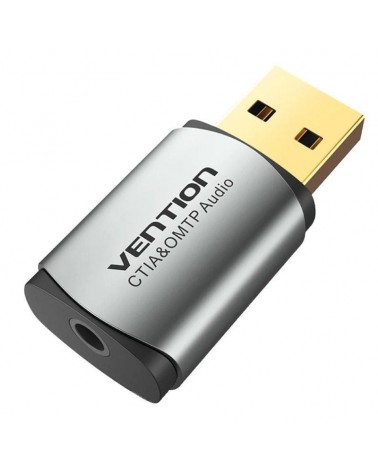 Tarjeta de sonido vention cdnh0/ 2.1/ gris
