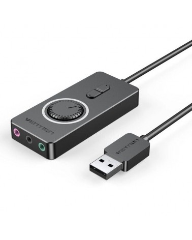 Tarjeta de sonido vention cdrbb/ usb macho - 3x jack 3.5 hembra