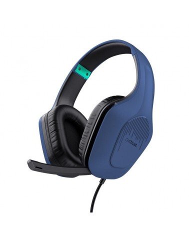 Auriculares gaming con micrófono trust gaming gxt 415 zirox/ jack 3.5/ azules