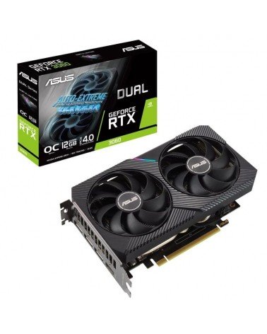 Tarjeta gráfica asus dual geforce rtx 3060 v2 oc edition/ 12gb gddr6