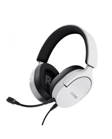 Auriculares gaming con micrófono trust gaming gxt 489 fayzo/ jack 3.5/ blancos