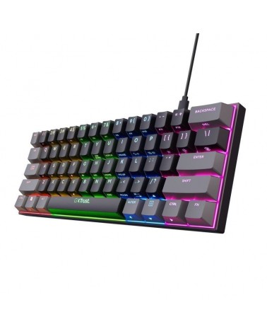 Teclado gaming mecánico trust gaming gxt 867 acira