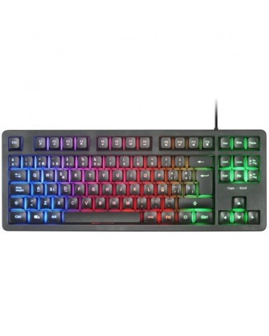 Teclado gaming semimecánico mars gaming mk023/ negro
