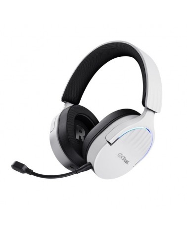 Auriculares gaming inalámbricos con micrófono trust gaming gxt 491 fayzo/ bluetooth/ jack 3.5/ blancos