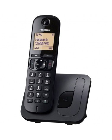 Teléfono inalámbrico panasonic kx-tgc210spb/ negro