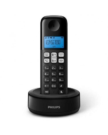 Teléfono inalámbrico philips d1611b/34/ negro