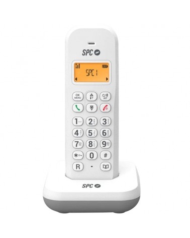Teléfono inalámbrico spc keops 7334b/ blanco
