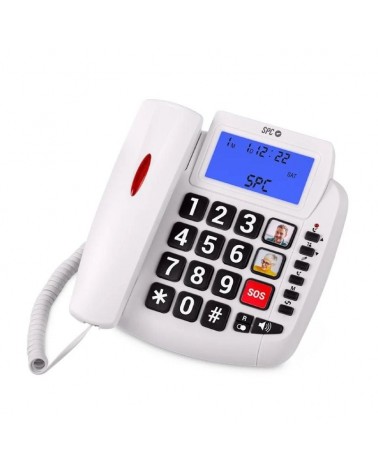 Teléfono spc comfort volume 2/ blanco