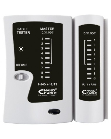 Tester nanocable 10.31.0301 para rj11-rj12-rj45