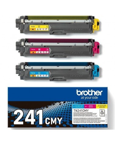 Tóner original brother tn241cmy multipack/ cian/ magenta/ amarillo