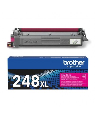 Tóner original brother tn248xlm alta capacidad/ magenta