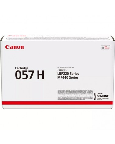 Tóner original canon i-sensys nº057h alta capacidad/ negro