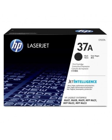 Tóner original hp nº37a/ negro