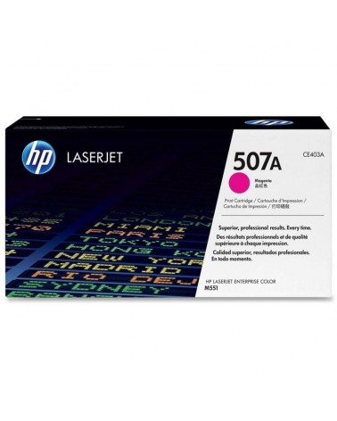Tóner original hp nº507a/ magenta