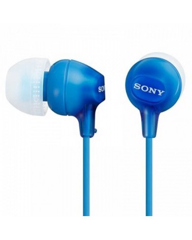 Auriculares intrauditivo sony mdrex15lpi/ jack 3.5/ azules