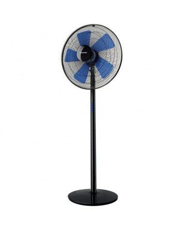 Ventilador de pie blaupunkt bp2009/ 45w/ 5 aspas 40cm/ 3 velocidades