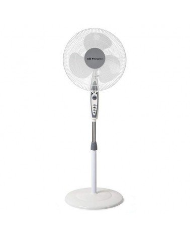 Ventilador de pie orbegozo sf 0147/ 50w/ 3 aspas 40cm/ 3 velocidades