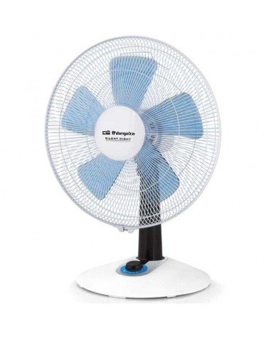 Ventilador de sobremesa orbegozo tf 0138/ 45w/ 5 aspas 35cm/ 4 velocidades