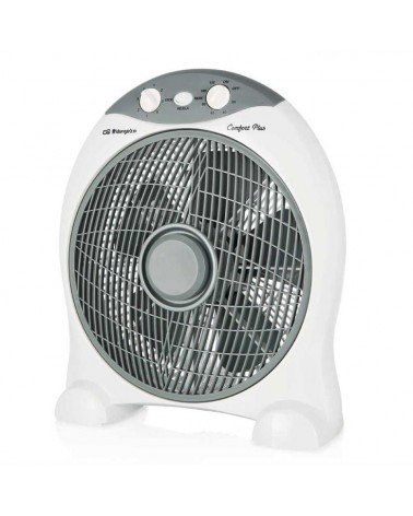 Ventilador de suelo orbegozo box fan bf 1030/ 45w/ 5 aspas 30cm/ 3 velocidades