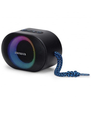 Altavoz con bluetooth aiwa bst-330bl/ 10w/ 1.0/ azul