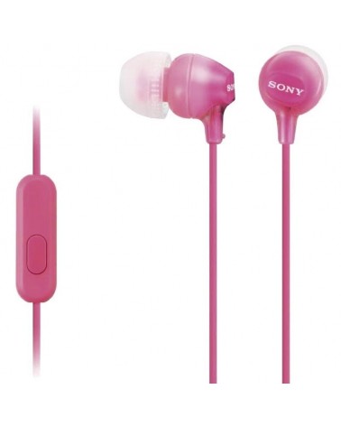Auriculares intrauditivos sony mdr-ex15appi/ con micrófono/ jack 3.5/ rosas
