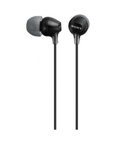 Auriculares intrauditivos sony mdrex15lpb/ jack 3.5/ negros