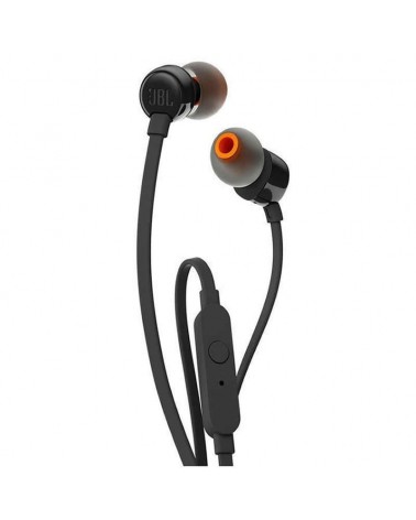 Auriculares intrauditivos jbl tune 110/ con micrófono/ jack 3.5/ negros