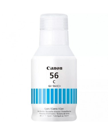 Botella de tinta original canon gi-56/ cian
