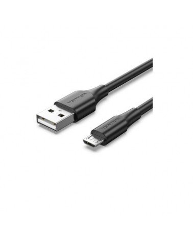 Cable usb 2.0 vention ctibd/ usb macho - microusb macho/ hasta 60w/ 480mbps/ 50cm/ negro