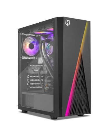 Caja gaming semitorre nox hummer frost